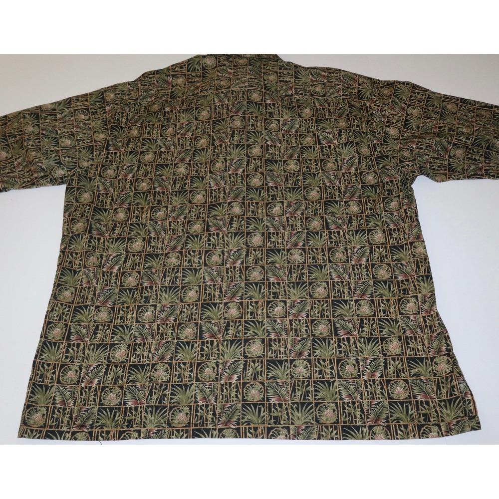 Tori Richard Honolulu Mens XL Tropical Palm Print Button Down Cruise Shirt - Picture 5 of 11